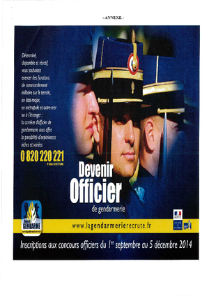 Concours de la Gendarmerie - DOFIP